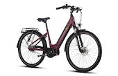 Saxonette Premium Plus 3.0 28" City-/Trekking E-Bike 8-Gang Bremsnabe, Mittelmotor 90Nm 14,5 Ah unisex 8 Gang Nabenschaltung mit Rücktritt lila Rahmenhöhe: 45 cm