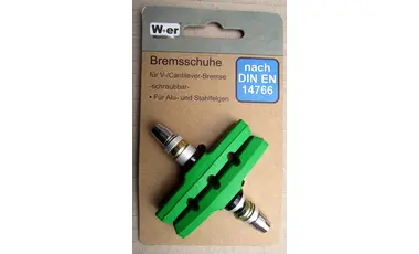 W+er Bremsschuhe V-Stop, grün (766315)
