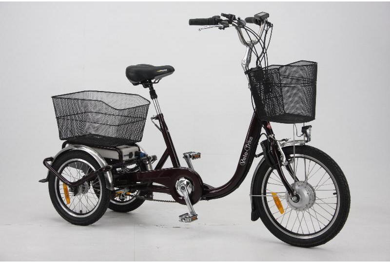 6-GANG 24'' 3WHEEL Erwachsene Dreirad Fahrrad Trike croisière vélo Klappkorb  or EUR 300,00 - PicClick FR