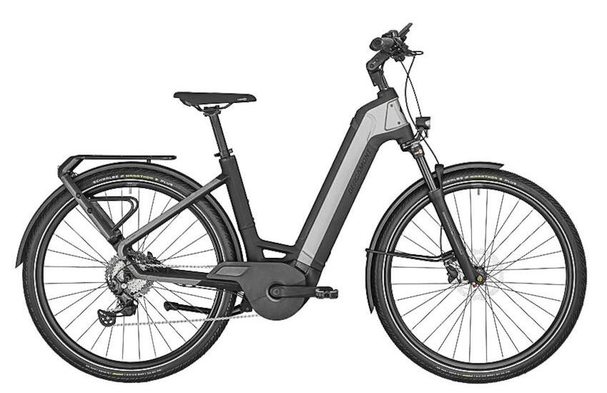 Bergamont E-Ville Edition 28" Trekking E-Bike 10-Gang Deore, CX 85Nm, 625Wh Intube 17,4 Ah Damenfahrrad 10 Gang Kettenschaltung silber Bosch Rahmenhöhe: 54 cm