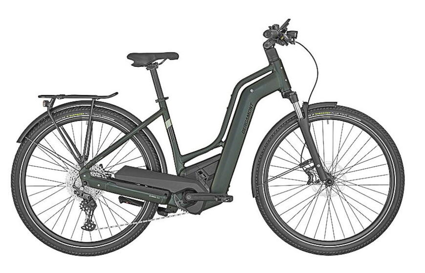 Bergamont E-Horizon Expert6 Amsterdam 28" Trekking E-Bike Deore 12K, CX 85Nm, 625Wh Intube 17,4 Ah Damenfahrrad 12 Gang Kettenschaltung grün Bosch Rahmenhöhe: 52 cm